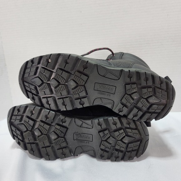 Brahma Women's Bevel Steel Toe Safety Work Boots Black w Pink Size 8.5 - Picture 11 of 13